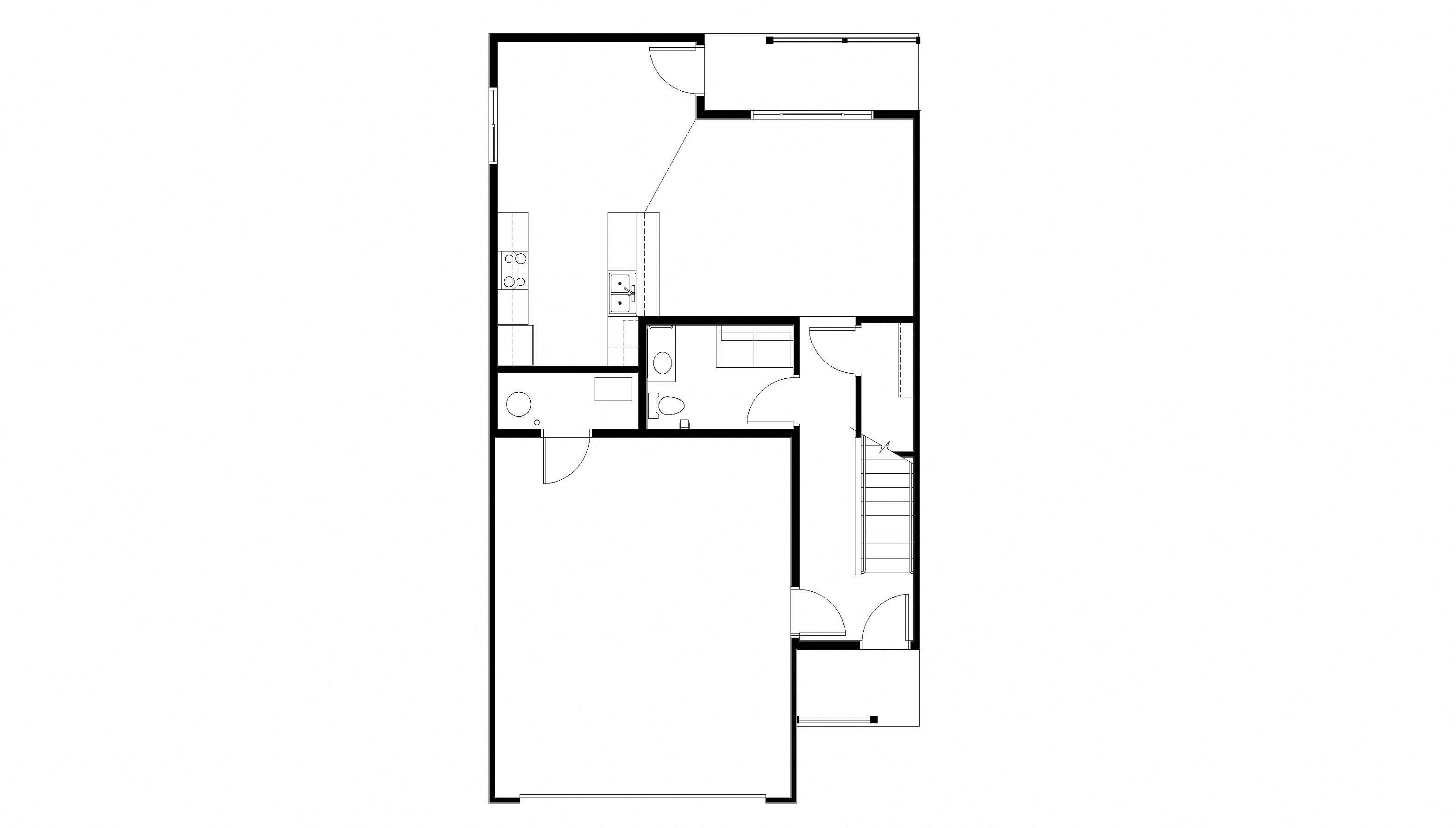 2 Bedroom Floor Plan 1